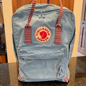Classic Fjallraven Light Blue Backpack